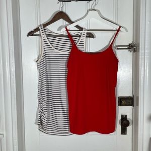 Maternity tank tops from Motherhood Maternity. Size medium